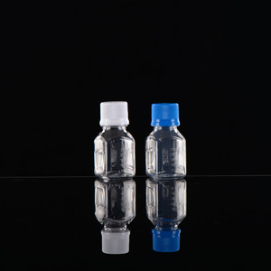 25ml Portable Transparent Empty Plastic Liquid Storage Square Bottle