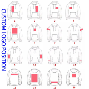 เสื้อฮู้ดซิปแบบสวมหัวทรงโอเวอร์ไซส์ ปักโลโก้ตามสั่ง กันลม เป็นมิตรกับสิ่งแวดล้อม ระบายอากาศได้ดี ใส่ได้ทั้งชายและหญิง - Product Image 5