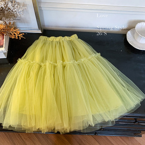 <span class=keywords><strong>Jupe</strong></span> <span class=keywords><strong>Courte</strong></span> pour Filles Printemps-Été 2026 Nouvelle Collection Tendance <span class=keywords><strong>en</strong></span> <span class=keywords><strong>Tulle</strong></span> Crocheté et Maille Princesse, Tenue pour Enfants - Product Image 3