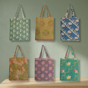 กระเป๋าถือ Hobo Kantha สไตล์วินเทจของอินเดีย - Product Image 4