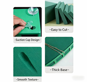 Espuma Floral Verde Húmeda, Bloque Absorbente de Agua, Suministros para Arreglos Florales, Decoración para Bodas, Año Nuevo, Navidad y Fiestas - Product Image 5