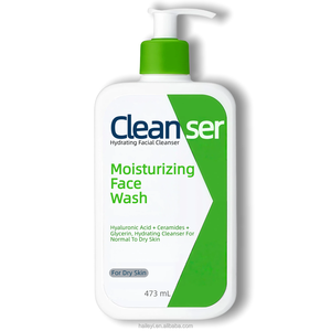 <span class=keywords><strong>Limpiador</strong></span> <span class=keywords><strong>Facial</strong></span> Hidratante Suave de 473 ml <span class=keywords><strong>con</strong></span> Ácido Hialurónico y Ceramida, Equilibrio de Humectación Sin Residuos, para <span class=keywords><strong>Piel</strong></span> <span class=keywords><strong>Sensible</strong></span> - Product Image 1