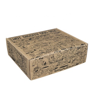 Bán buôn chết cắt gấp Kraft Gói phẳng hộp bưu phẩm sinh thái <span class=keywords><strong>E</strong></span> sáo sóng các tông giấy nhỏ gửi thư vận chuyển hộp - Product Image 6