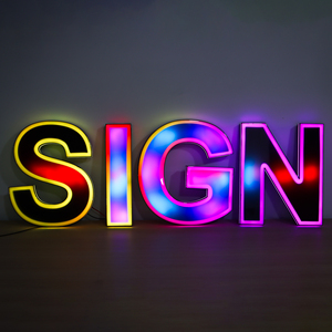 Ngoài trời tùy biến Logo <span class=keywords><strong>Led</strong></span> thư ánh sáng 3D quảng cáo dấu hiệu RBG tùy chỉnh dẫn đăng ký - Product Image 3