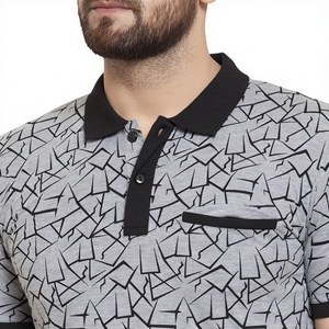 Camisa Polo de Negocios para Hombre al por Mayor, Logotipo Bordado Personalizado, Algodón y Poliéster de Alta Calidad, Uniforme de Oficina, Manga Corta - Product Image 6