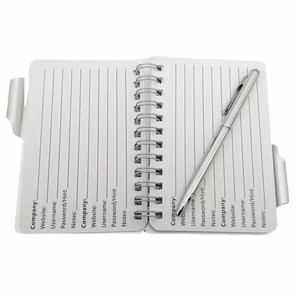 Wholesale Creative A7 <strong>Mini</strong> Paper Products Aluminum Shell Notebooks Pens <strong>Metal</strong> Shell <strong>Notepads</strong> Creative Aluminum Alloy Coil - Product Image 5