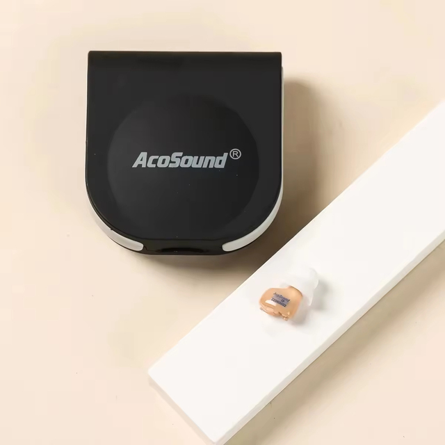 AcoSound TW2-IF-P New Model 2026-enabled Portable Mini Size CIC Hearing Aids Digital Processing Noise Reduction Eco-Friendly