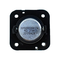Membrane de soie carrée ronde 2 pouces 1 pouce 3 pouces aigus médium basse Tweeter haut-parleur unité de pilotage klaxon haut-parleur