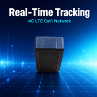 Localizador GPS para Vehículos con Carga Inalámbrica 4G LTE Cat1, 800mAh, Compatible con GPS, BDS, GLONASS, WiFi, LBS, Rastreador GPS Mini en Tiempo Real