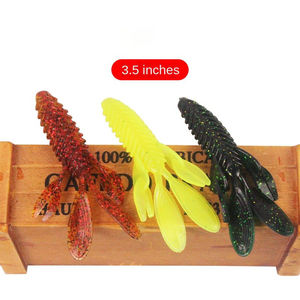 Leurre de pêche en plastique souple Hessen Custom 9cm 7g, 6 pièces, leurre Kicker Bug, appât de pêche, larve de craw, leurre souple - Product Image 4