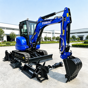 LIVRAISON GRATUITE UE Nouvelle Mini-Excavatrice Toros 1 Tonne 2 Tonnes, Pelle sur Chenilles Haute Performance pour l'Entretien Municipal - Product Image 1