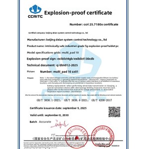Tableta Inteligente Delan Intrinsically Safe Vessel de Grado Industrial Multi_Pad10 a Prueba de Explosiones 5G de Alta Precisión - Product Image 3