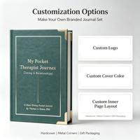 Carnet de planification quotidienne personnalisé A5 avec couverture en tissu, journal intime, reliure cousue, impression