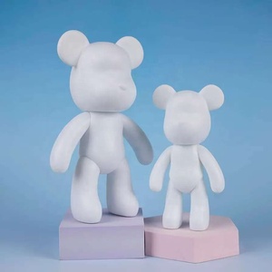 Kits de <span class=keywords><strong>peinture</strong></span> ourson goutte à goutte personnalisés pour bricolage, outils de versement de peintures fluides acryliques avec boîte à ours - Product Image 6