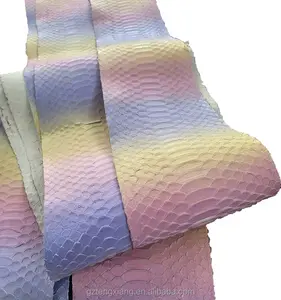 secondary colours water snake skin for Clothing materials Water snake leather hide genuine leather material