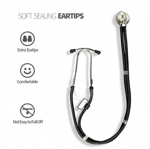 Estetoscopio profesional de aleación de titanio <span class=keywords><strong>para</strong></span> médicos, <span class=keywords><strong>para</strong></span> <span class=keywords><strong>escuchar</strong></span> el latido <span class=keywords><strong>del</strong></span> <span class=keywords><strong>corazón</strong></span>, los pulmones y el latido fetal en mujeres embarazadas - Product Image 2