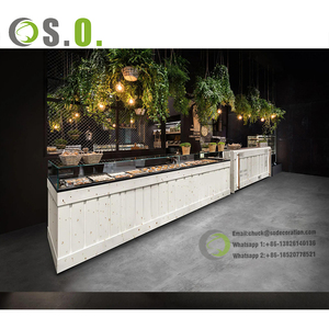 <strong>Modern</strong> Bar Checkout Front <strong>Counter</strong> Solid Surface Cafe <strong>Counter</strong> Restaurant Bar <strong>Counter</strong> With <strong>Food</strong> <strong>Display</strong> - Product Image 5