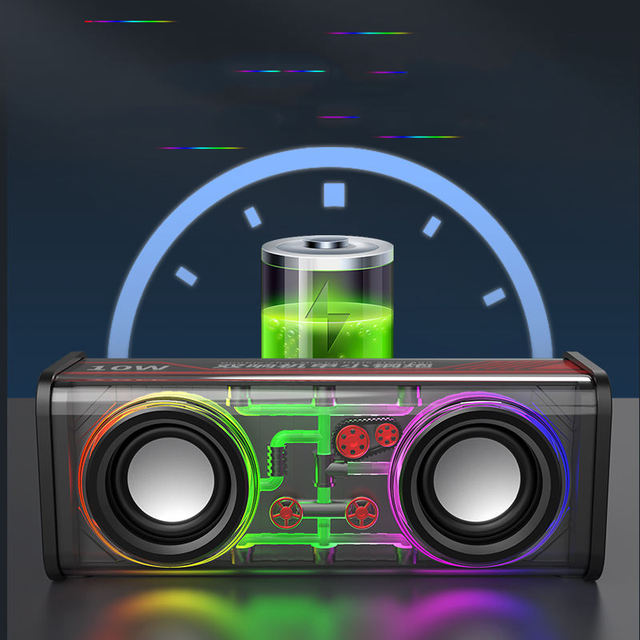 Bestselling High Quality Loud Speaker Gaming Subwoofer Computer PC Speakers Party Speaker with 7 Colors Led Light V8
