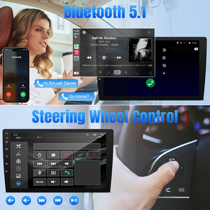 Universel 2 Din 10.1 pouces <span class=keywords><strong>grand</strong></span> écran tactile voiture lecteur Mp3 Android 11 CarPlay 32GB Radio avec prix d'usine - Product Image 5