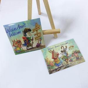 Imanes de nevera magnéticos personalizados, planificador de doble cara para invitaciones de boda, tablero de publicidad o recuerdos de dibujos animados - Product Image 4