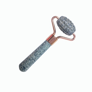 Mini-rouleau de massage en pierre naturelle mouchetée à picots pour la relaxation musculaire et le raffermissement du visage - Product Image 5