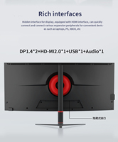 Moniteur à base de support super large, écran incurvé IPS LCD de 34 pouces, fréquence de rafraîchissement de 80 Hz pour l'affichage d'un ordinateur de jeu