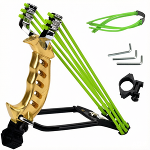 Nuevo Tirachinas Profesional de Acero Inoxidable 2026 para Caza y Pesca Precisa, Catapulta con Soporte de Muñeca, Camuflaje Verde <span class=keywords><strong>Polaris</strong></span> - Product Image 6