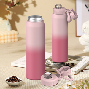 New Arrival Powder Coated <b>Drinking</b> <b>Bottle</b> Stainless Steel Water <b>Bottle</b> Double Wall For Gym - Product Image 3