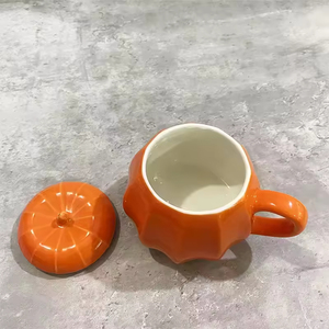 Mug en céramique citrouille d'Halloween 360ML – Cadeau fantaisie pour fête à thème Halloween et festival de la récolte d'automne - Product Image 3
