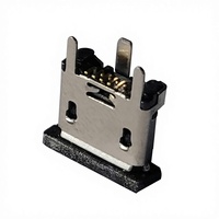 Micro USB tipo B enchufe hembra de 5 pines DIP SMT Vertical de doble fila para PCB conector Micro USB para montaje de PCB