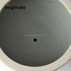 أواني زهور عصرية بسيطة ومتينة من الخرسانة المقواة بالألياف الزجاجية، بتصميم مخصص للاستخدام الخارجي في مداخل الفنادق الفاخرة - Product Image 6