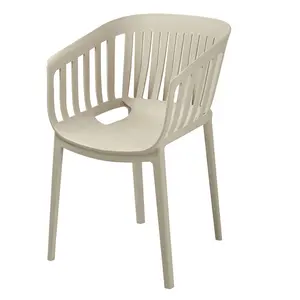 Cheap Comfortable Stackable Spacious Plastic Chair