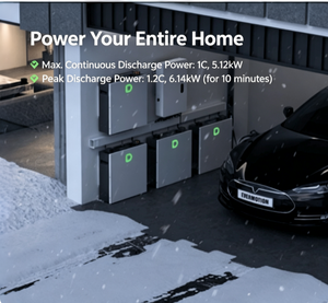 <b>48V</b> DL5.0C Pro 5.12kWh Lithium Iron Phosphate <b>Battery</b> Wall Mount Solar Energy Storage <b>Battery</b> 50pcs Parallel for Commercial Use - Product Image 4