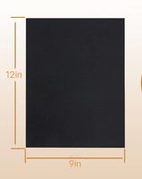 Feuille de papier cartonné noir, papier cartonné épais pour les travaux manuels, la fabrication de cartes