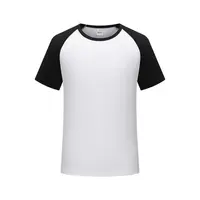 Nuovo arriva modale maniche Raglan in bianco di sublimazione t shirt per le coppie t-shirt degli uomini delle donne