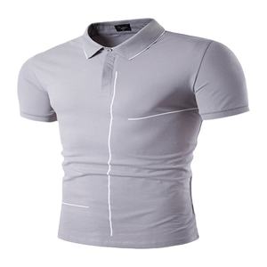 Logotipo personalizable 100% algodón Golf para Polo camiseta para hombres transpirable Casual cuello de solapa de talla grande precio competitivo para - Product Image 1