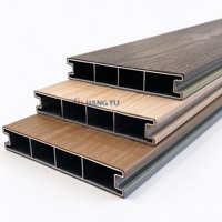 Planches de terrasse en TPE résistantes à l'humidité avec noyau en aluminium, fabricant OEM pour les projets de revêtements de sol résidentiels au Canada