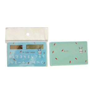 Copllent Sáng Tạo Điện Tử Máy Tính Mini Thẻ Lớn Hiển Thị <span class=keywords><strong>8</strong></span> Bit Siêu Mỏng Năng Lượng Mặt Trời Powered Máy Tính Kỹ Thuật Số - Product Image 3