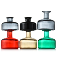 Offre Spéciale Personnalisé Décoratif Clair Cloche Bouche Aromathérapie Diffuseur de Parfum Bouteille En Verre Avec bouchon En Verre Produits de Soins Personnels