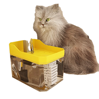 Distributeur automatique d'eau pour animaux de compagnie, fontaine à eau silencieuse à circulation continue, distributeur d'eau intelligent en plastique et acier inoxydable pour animaux de compagnie