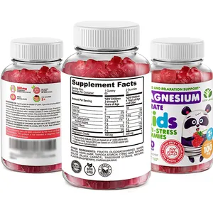 Custom Top Quality Magnesium Gummies Iodine Potassium Magnesium Gummies Calcium Magnesium Gummies For Kids