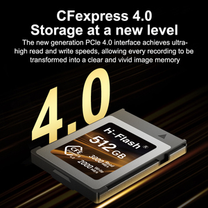 H-Flash Original <span class=keywords><strong>CFexpress</strong></span> Tipo B Tarjeta 128GB 256GB 512GB hasta 1750 MB/s Tarjeta de memoria PROFESIONAL Tarjeta CFe para video HD 8K - Product Image 2