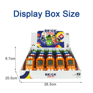 Mini Console <span class=keywords><strong>Tetris</strong></span> Portatile a Forma <span class=keywords><strong>di</strong></span> Portachiavi, Gioco 26-in-1 in Bottiglia, Giocattolo Retrò per Bambini e Adulti - Product Image 6