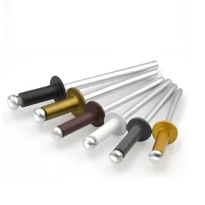 high quality color painted blind rivets Colored aluminum blind rivets wine box anti-counterfeiting rivets