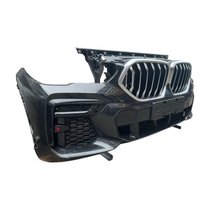 Pour <span class=keywords><strong>BMW</strong></span> <span class=keywords><strong>X6</strong></span> G06 2020-2024 Ensemble complet de la partie avant du véhicule Pare-chocs avant d'origine avec support de radiateur, calandre et ventilateur de refroidissement - Product Image 5
