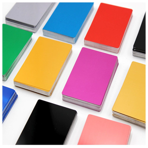 Cartão de Visita Metálico Personalizado com Logotipo e Texto, Gravado a Laser em Alumínio - Product Image 4