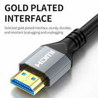 Câble HDMI 2.1 d'usine 8K Ultra HD 8K@60Hz 4K@120Hz 10FT Câble HDMI PVC Prise en charge HDR dynamique pour PS4 Téléviseurs Projecteur Audio Vidéo-4K