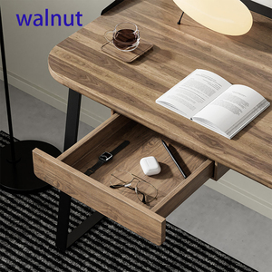 Hiện đại tối giản walnut bàn văn phòng đơn giản nhà máy tính và sinh viên phòng ngủ bàn thích hợp cho không gian nhỏ cho bài tập về nhà - Product Image 5