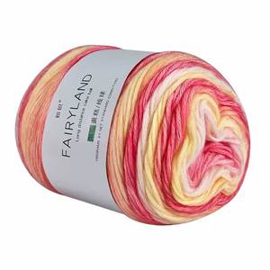 Gradient Teint <span class=keywords><strong>Laine</strong></span>/<span class=keywords><strong>Acrylique</strong></span> Fil Mélangé Anti-Pilling OE Moyen Épais Tricotage À La Main Crochet Aiguille Boule - Product Image 4