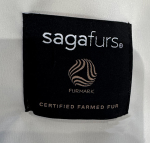 Extra Long Faux Fox <strong>Fur</strong> Coat <strong>White</strong> Saga <strong>Furs</strong> Train Evening <strong>Dress</strong> for Perform Evening Gown - Product Image 6